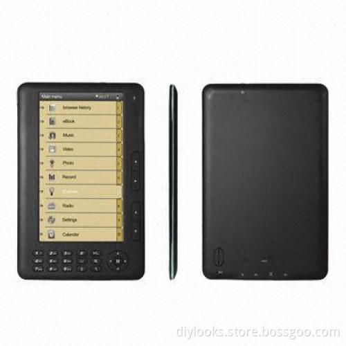 Wholesale 7-inch E-book Readers with 2,100mAh Built-in Li-polymer Battery Pack